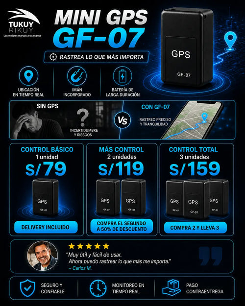 Mini GPS GF-07 – Rastrea lo que más te importa