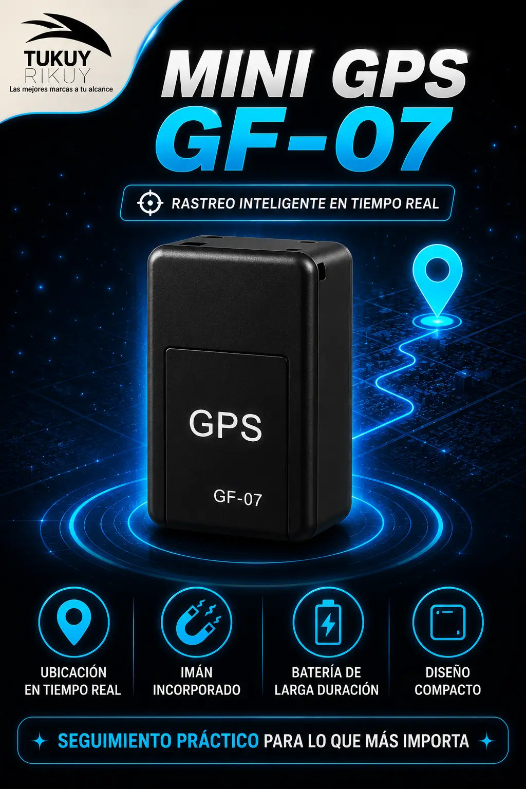 MINI GPS GF-07 – RASTREA LO QUE MÁS TE IMPORTA